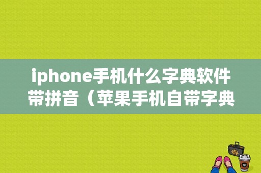 iphone手机什么字典软件带拼音（苹果手机自带字典）